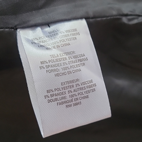 Girls Rothschild Black and Grey Moto Winter Coat - Picture 5 of 5